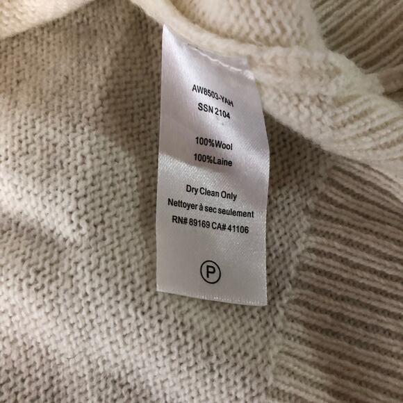 ATM Anthony Thomas Melillo Fair Isle Wool Sleeveless Sweater Ivory/black - S - Picture 10 of 11